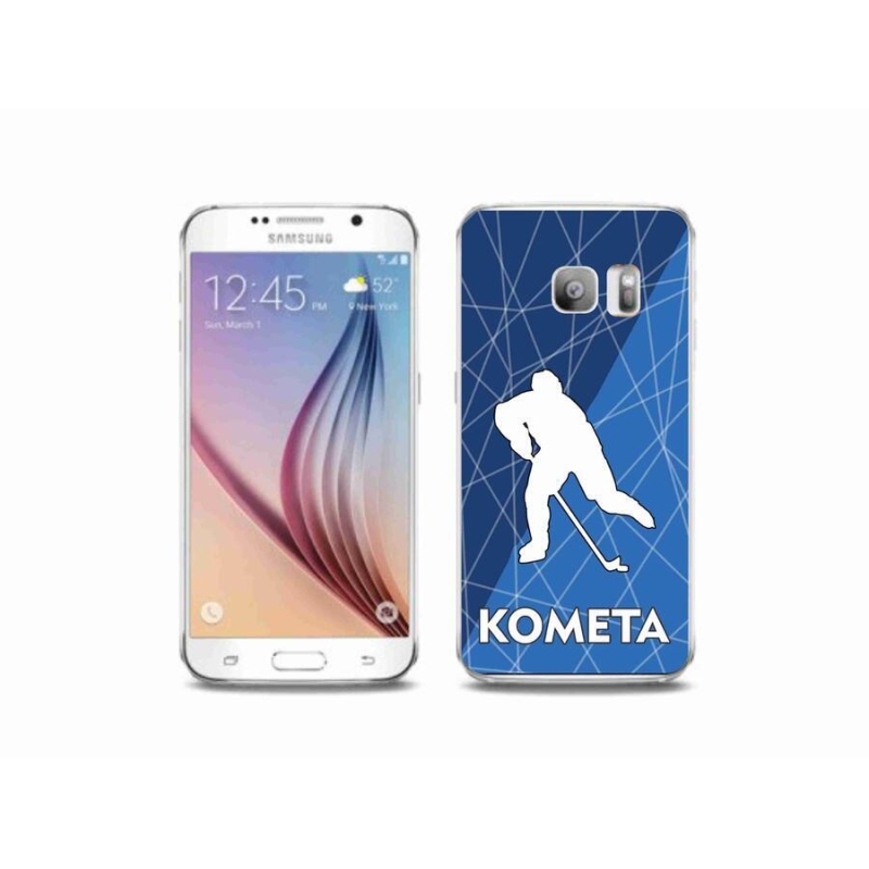 Gelový kryt mmCase na mobil Samsung Galaxy S6 Edge - Kometa