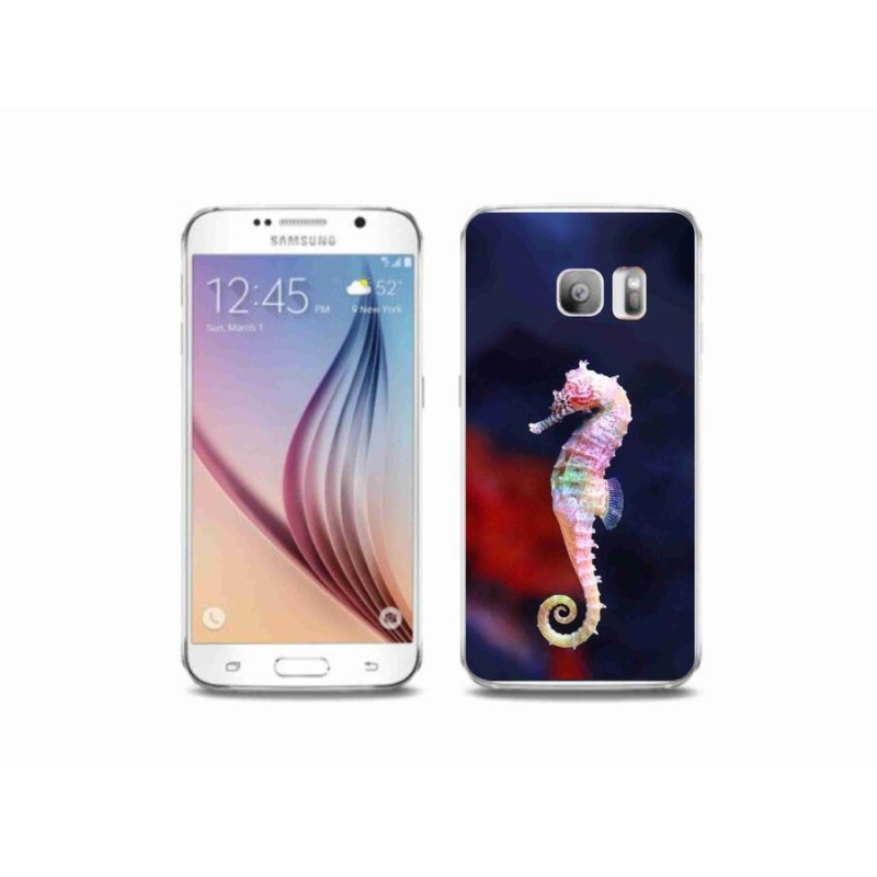 Gelový kryt mmCase na mobil Samsung Galaxy S6 Edge - mořský koník