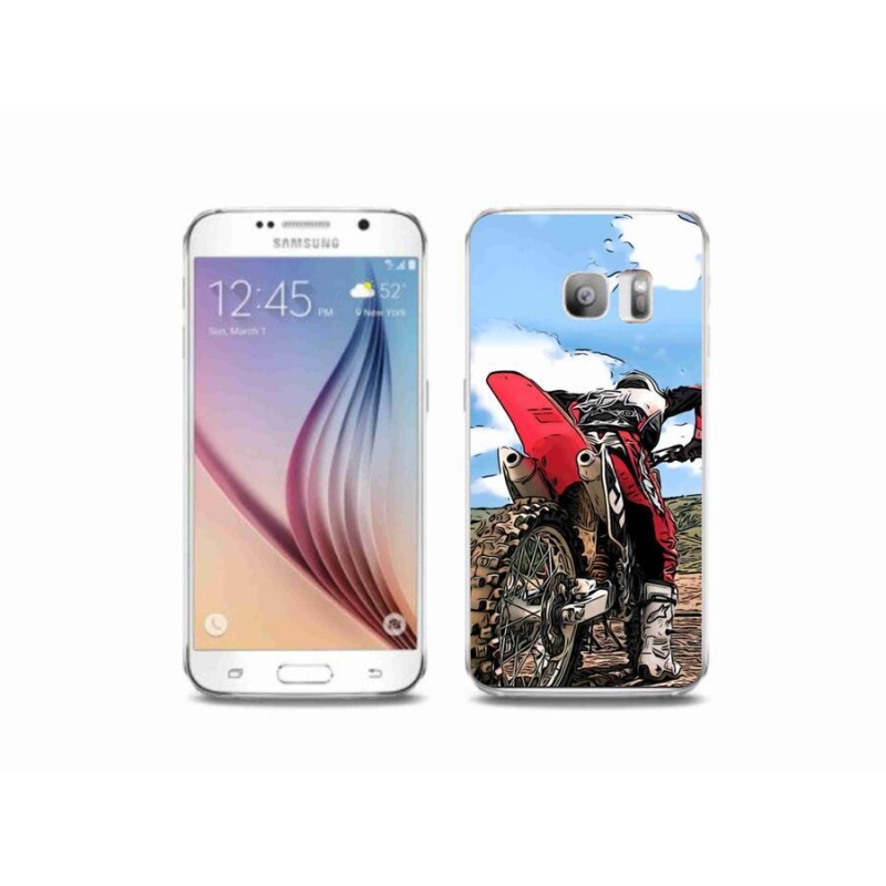 Gelový kryt mmCase na mobil Samsung Galaxy S6 Edge - moto
