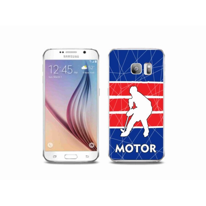 Gelový kryt mmCase na mobil Samsung Galaxy S6 Edge - Motor