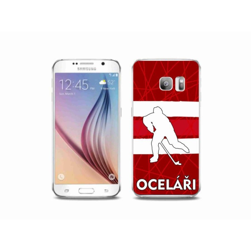 Gelový kryt mmCase na mobil Samsung Galaxy S6 Edge - Oceláři