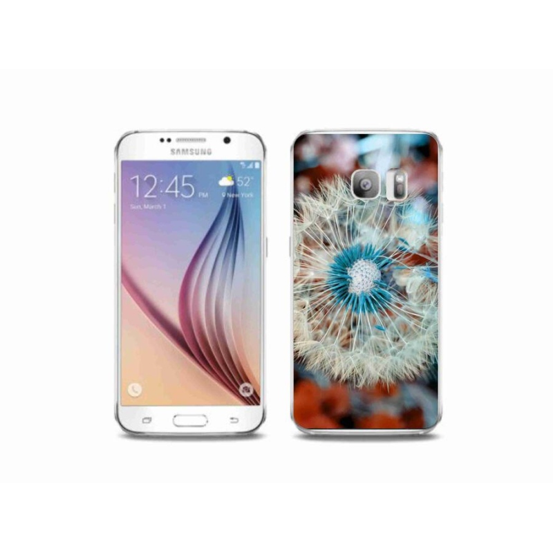 Gelový kryt mmCase na mobil Samsung Galaxy S6 Edge - odkvetlá pampeliška 1