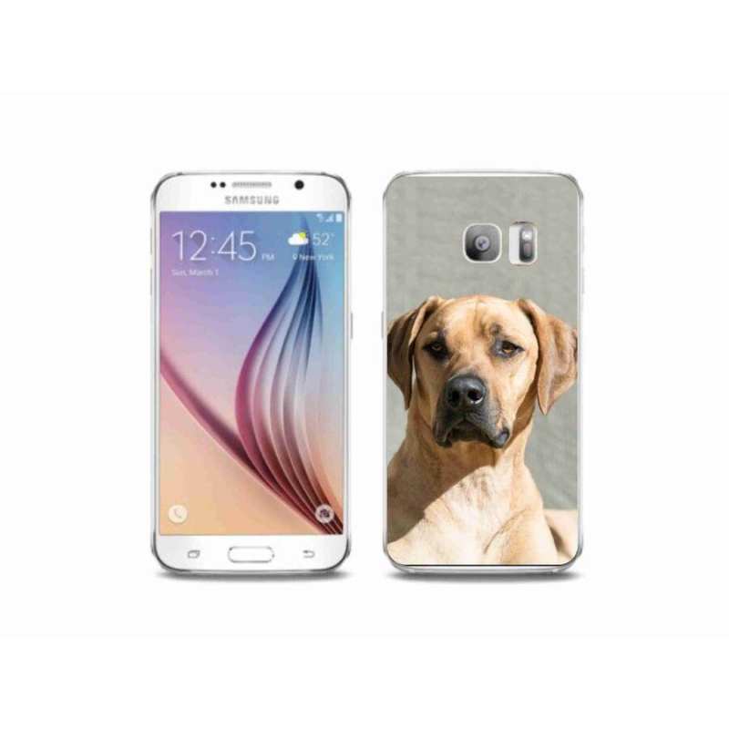 Gelový kryt mmCase na mobil Samsung Galaxy S6 Edge - ridgeback