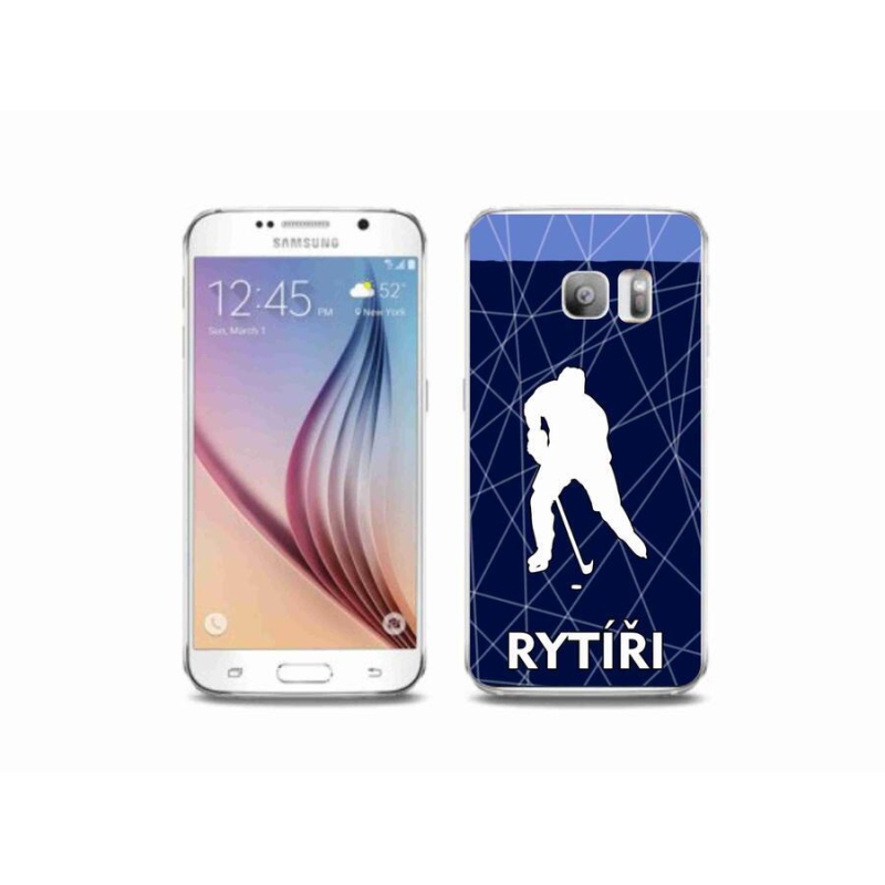 Gelový kryt mmCase na mobil Samsung Galaxy S6 Edge - Rytíři