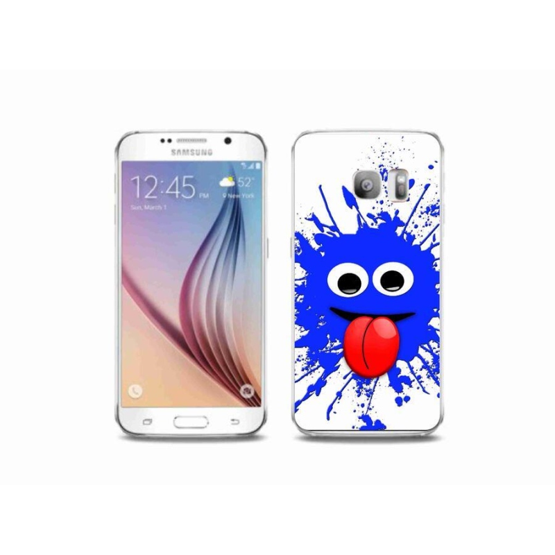 Gelový kryt mmCase na mobil Samsung Galaxy S6 Edge - strašidlo