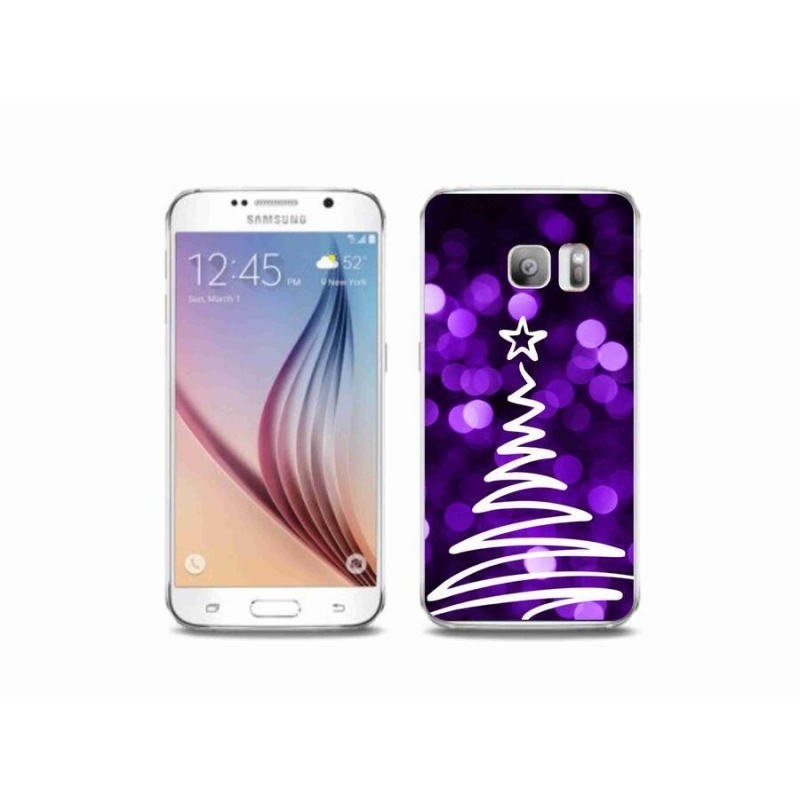 Gelový kryt mmCase na mobil Samsung Galaxy S6 Edge - stromek