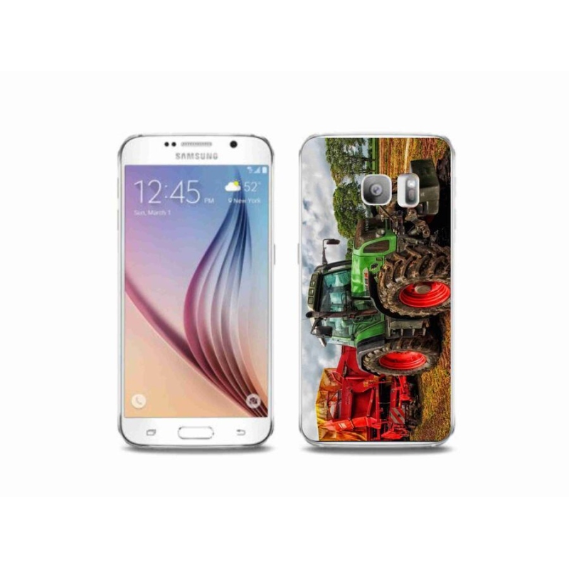 Gelový kryt mmCase na mobil Samsung Galaxy S6 Edge - traktor 4