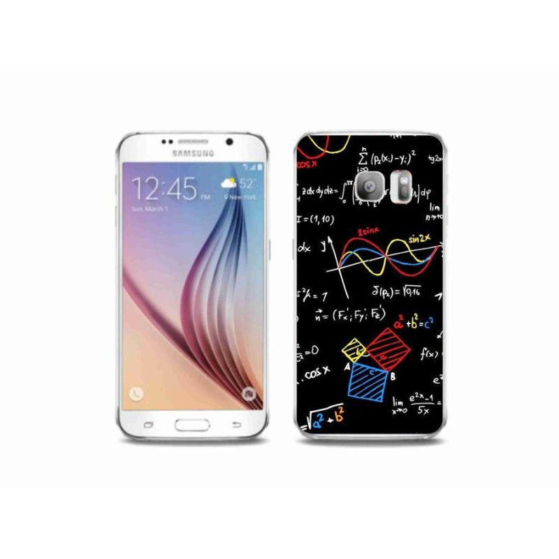 Gelový kryt mmCase na mobil Samsung Galaxy S6 Edge - vzorečky