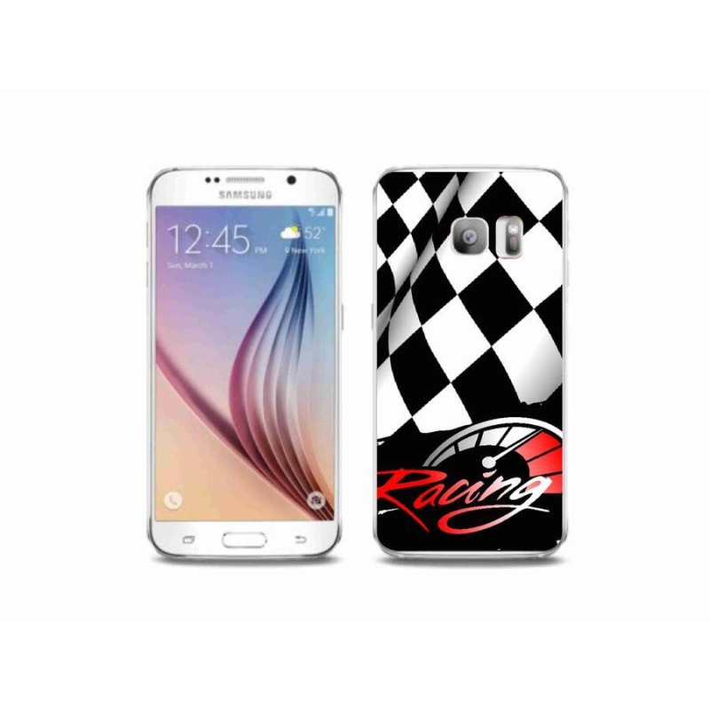 Gelový kryt mmCase na mobil Samsung Galaxy S6 Edge - závodění