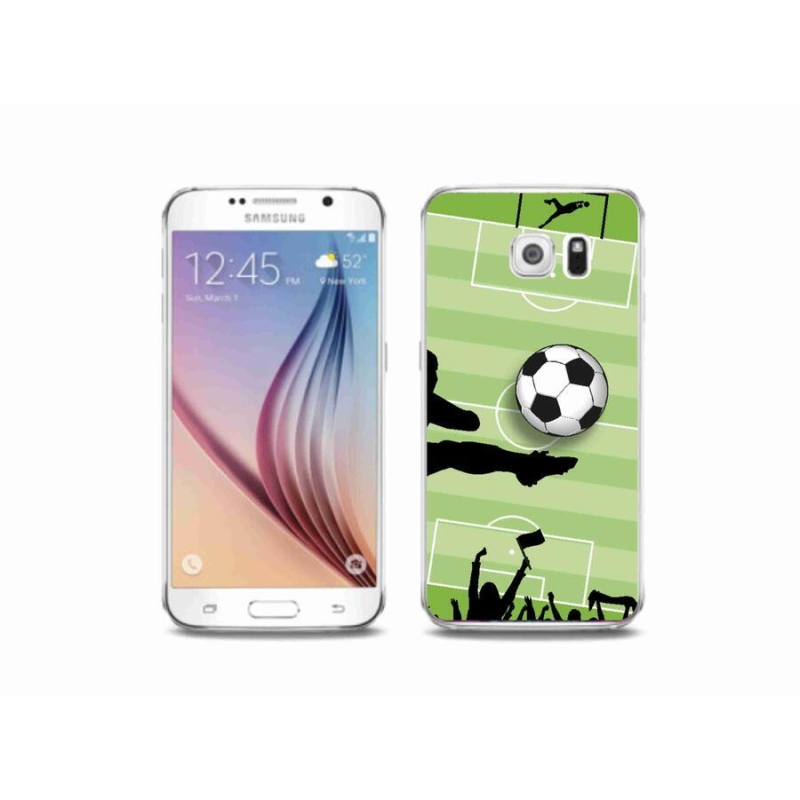 Gelový kryt mmCase na mobil Samsung Galaxy S6 - fotbal 3