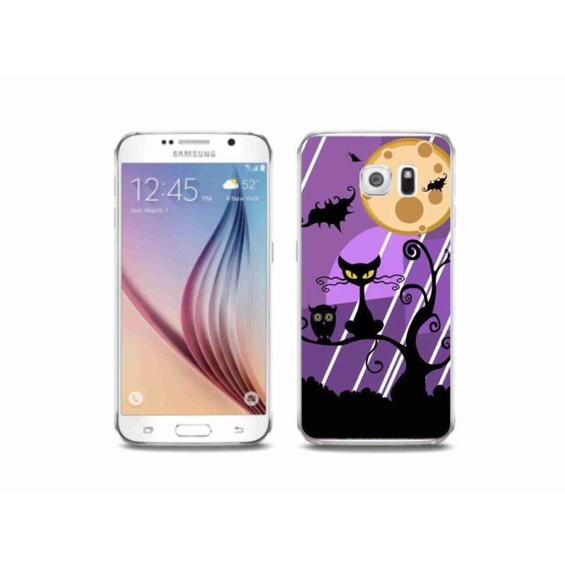 Gelový kryt mmCase na mobil Samsung Galaxy S6 - halloween