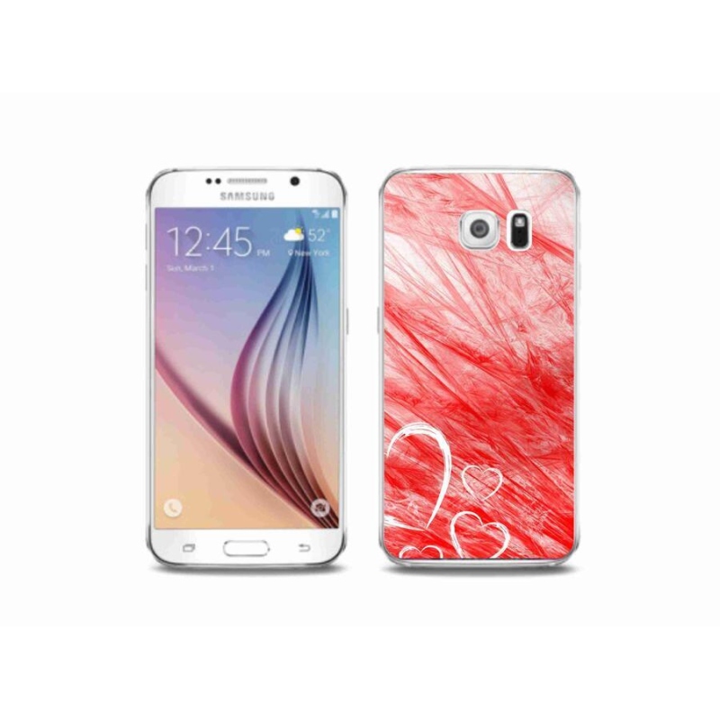 Gelový kryt mmCase na mobil Samsung Galaxy S6 - heart
