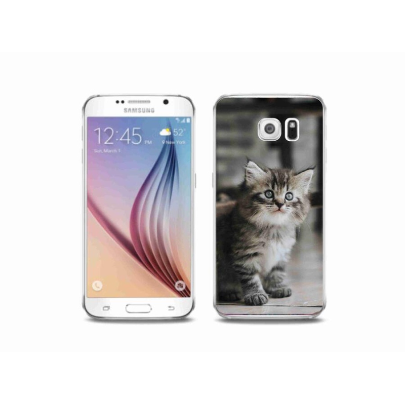 Gelový kryt mmCase na mobil Samsung Galaxy S6 - koťátko