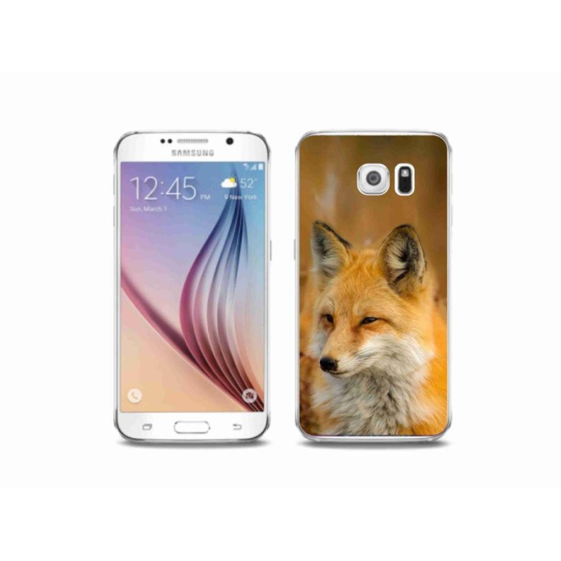 Gelový kryt mmCase na mobil Samsung Galaxy S6 - liška