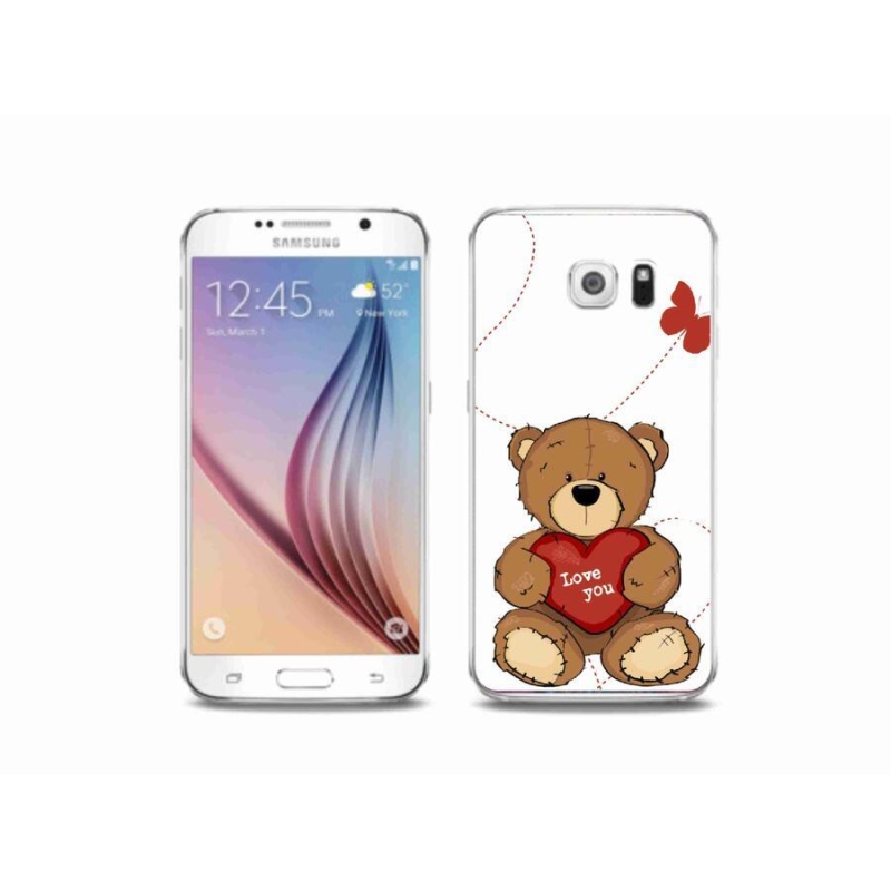 Gelový kryt mmCase na mobil Samsung Galaxy S6 - love you