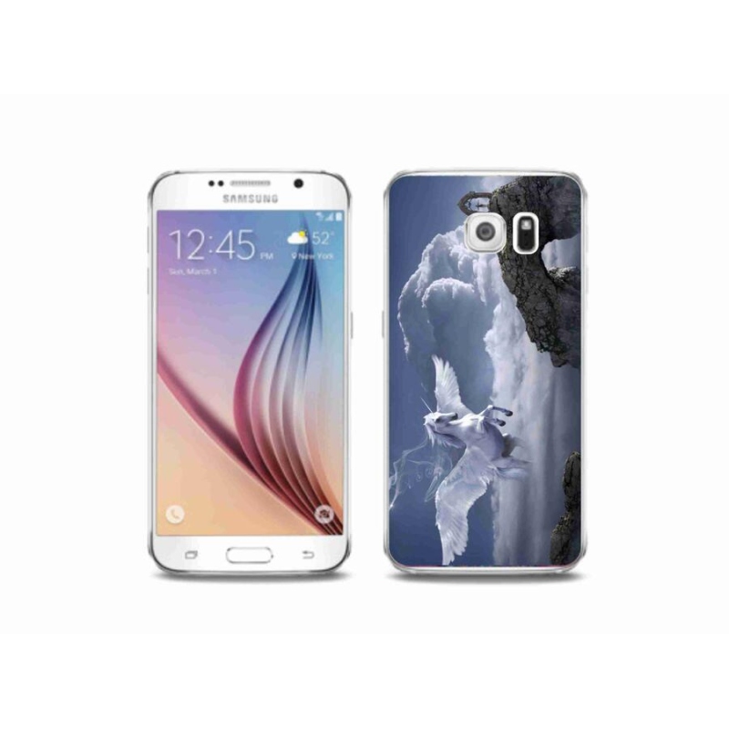 Gelový kryt mmCase na mobil Samsung Galaxy S6 - pegas