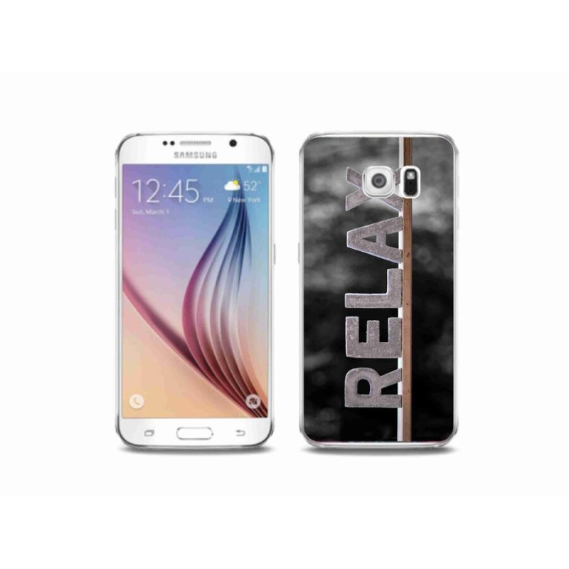 Gelový kryt mmCase na mobil Samsung Galaxy S6 - relax 1
