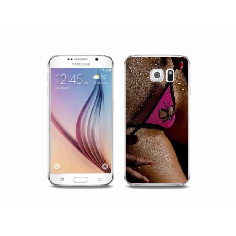 Gelový kryt mmCase na mobil Samsung Galaxy S6 - sexy žena