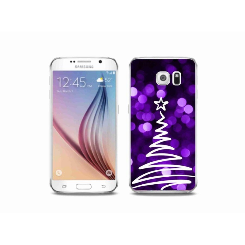 Gelový kryt mmCase na mobil Samsung Galaxy S6 - stromek