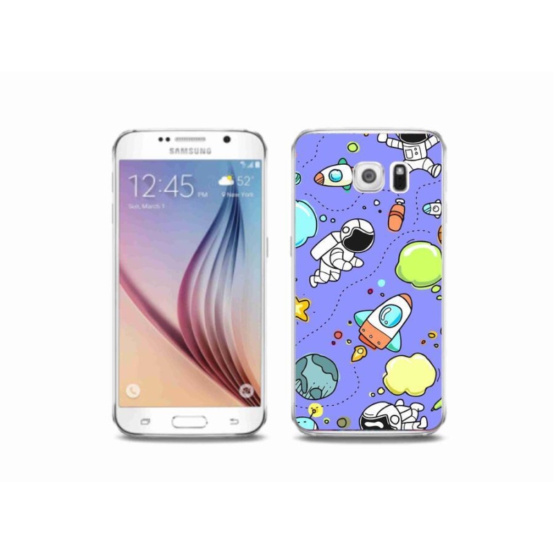 Gelový kryt mmCase na mobil Samsung Galaxy S6 - vesmír