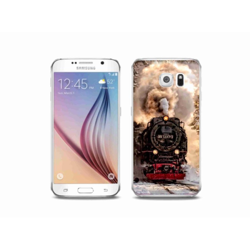 Gelový kryt mmCase na mobil Samsung Galaxy S6 - vlak