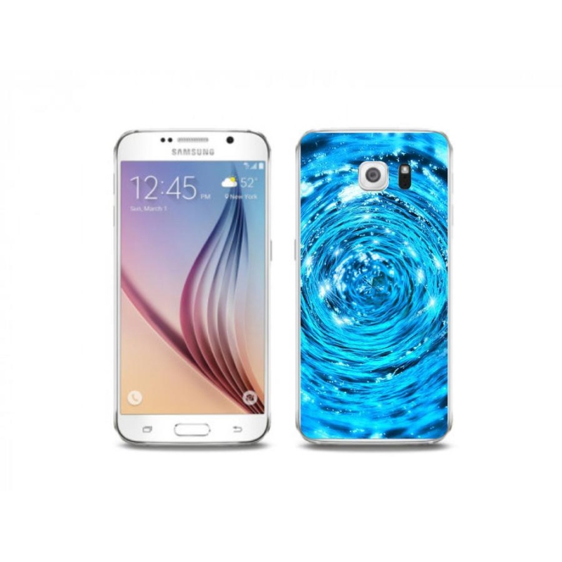 Gelový kryt mmCase na mobil Samsung Galaxy S6 - vodní vír