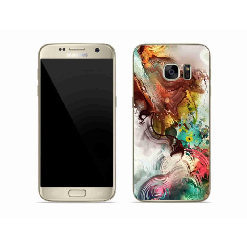 Gelový kryt mmCase na mobil Samsung Galaxy S7 - abstrakt 1