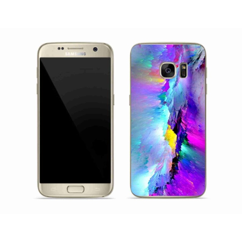 Gelový kryt mmCase na mobil Samsung Galaxy S7 - abstrakt
