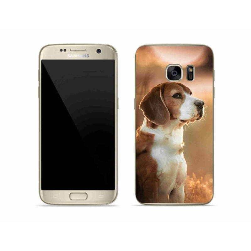 Gelový kryt mmCase na mobil Samsung Galaxy S7 - bígl
