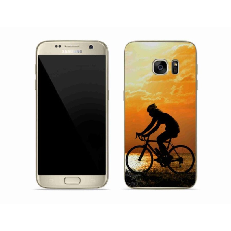 Gelový kryt mmCase na mobil Samsung Galaxy S7 - cyklovýlet