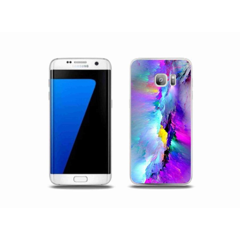 Gelový kryt mmCase na mobil Samsung Galaxy S7 Edge - abstrakt