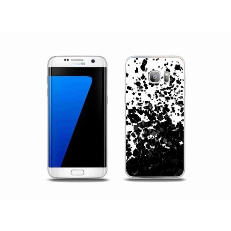 Gelový kryt mmCase na mobil Samsung Galaxy S7 Edge - abstraktní vzor 1