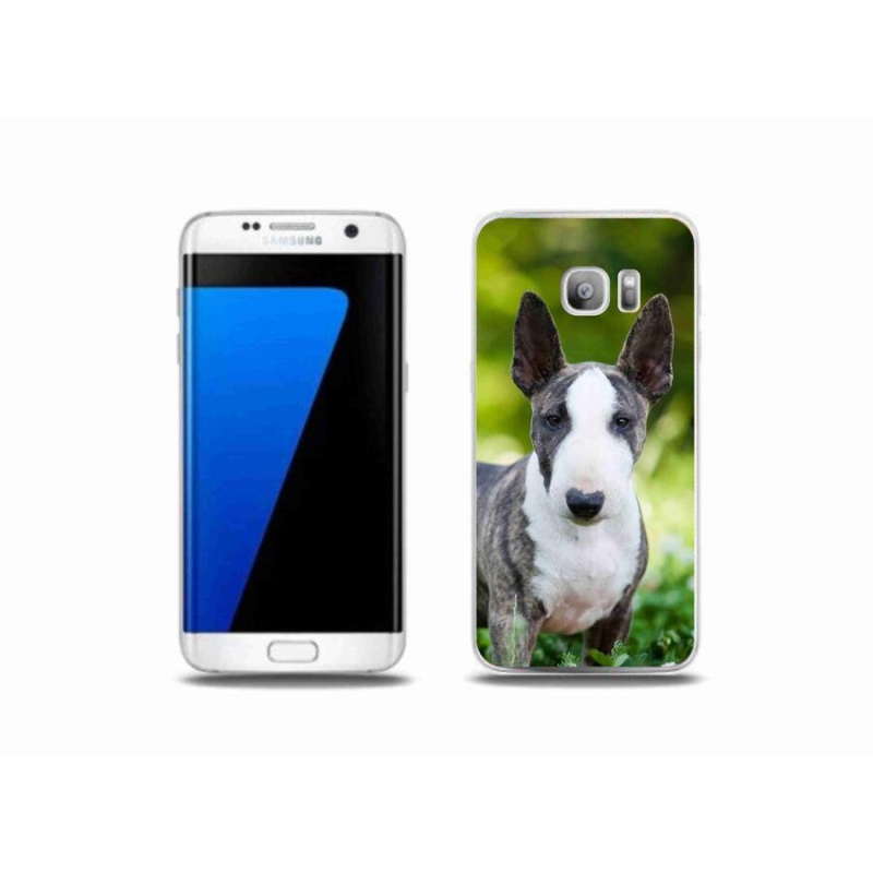 Gelový kryt mmCase na mobil Samsung Galaxy S7 Edge - anglický bulteriér