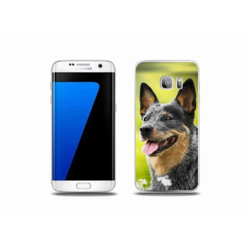 Gelový kryt mmCase na mobil Samsung Galaxy S7 Edge - australský honácký pes