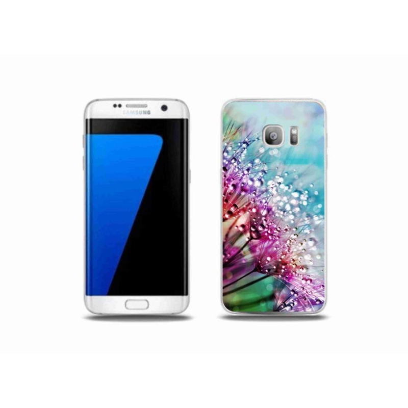 Gelový kryt mmCase na mobil Samsung Galaxy S7 Edge - barevné květy
