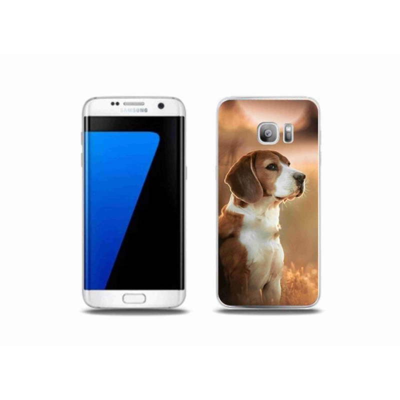 Gelový kryt mmCase na mobil Samsung Galaxy S7 Edge - bígl