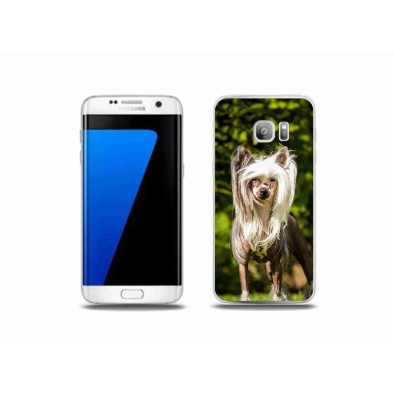 Gelový kryt mmCase na mobil Samsung Galaxy S7 Edge - čínský chocholatý pes
