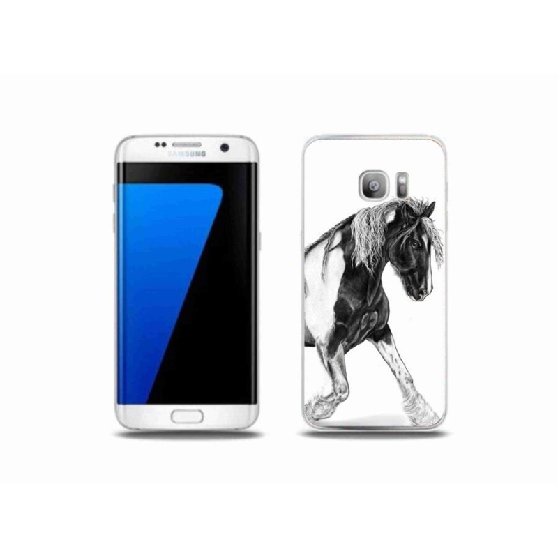 Gelový kryt mmCase na mobil Samsung Galaxy S7 Edge - kůň