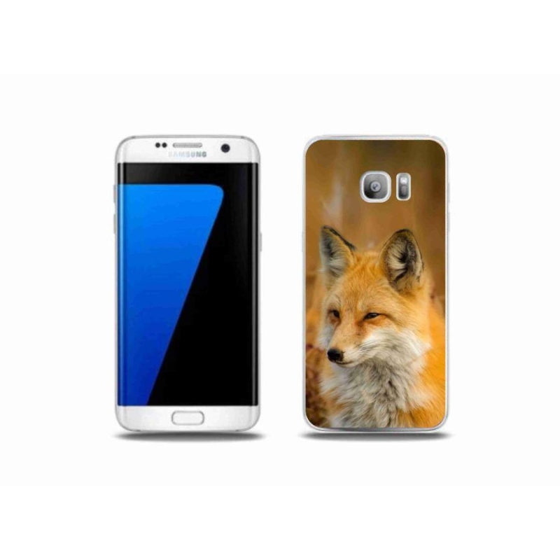Gelový kryt mmCase na mobil Samsung Galaxy S7 Edge - liška