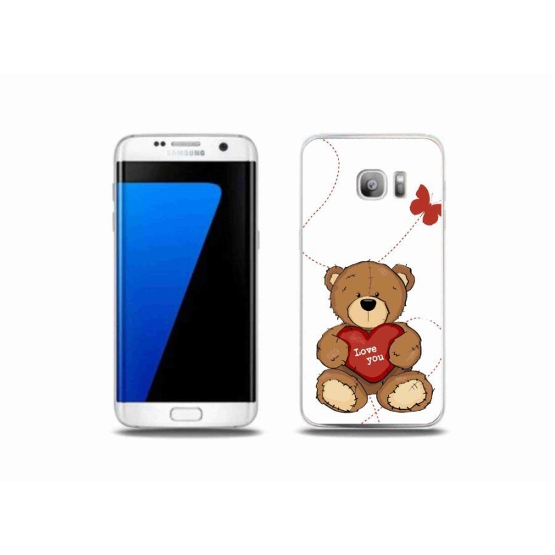 Gelový kryt mmCase na mobil Samsung Galaxy S7 Edge - love you