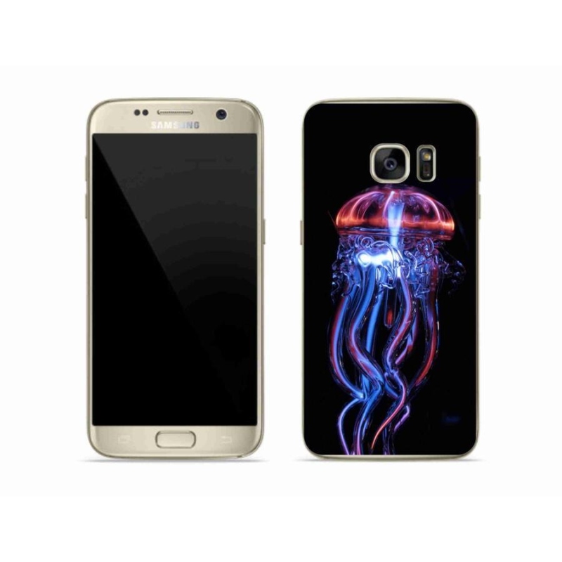 Gelový kryt mmCase na mobil Samsung Galaxy S7 Edge - medúza