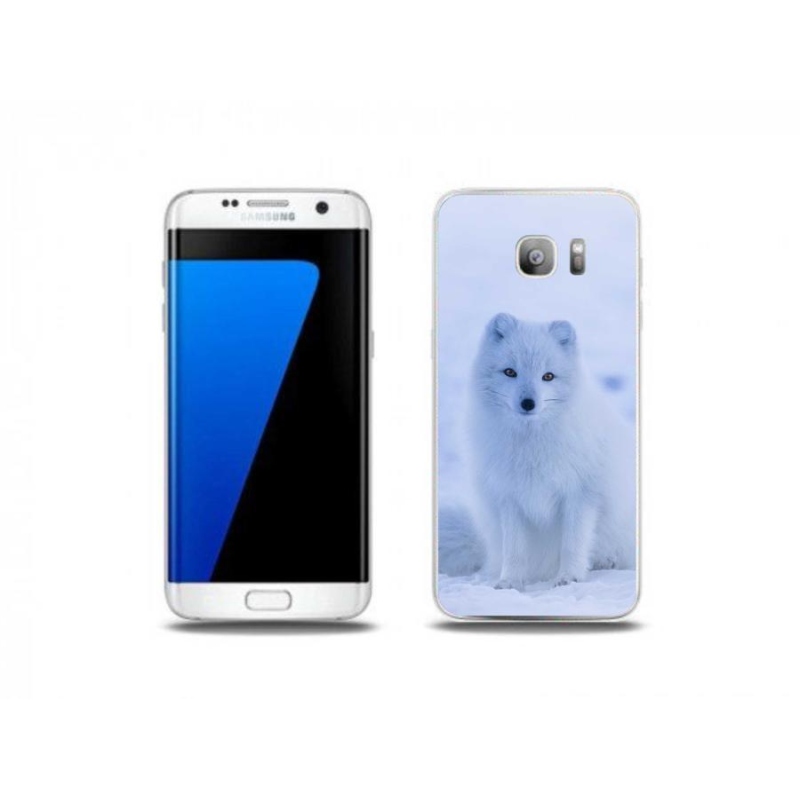 Gelový kryt mmCase na mobil Samsung Galaxy S7 Edge - polární liška