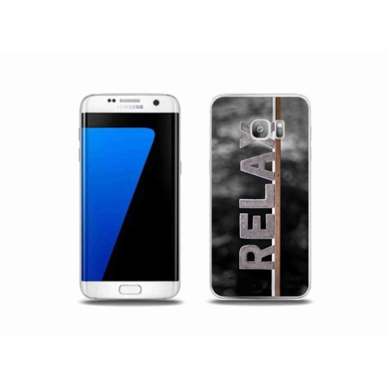 Gelový kryt mmCase na mobil Samsung Galaxy S7 Edge - relax 1