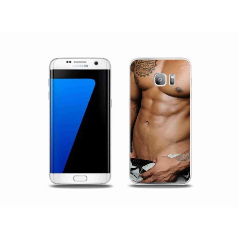 Gelový kryt mmCase na mobil Samsung Galaxy S7 Edge - sexy muž