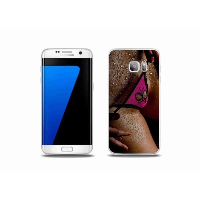 Gelový kryt mmCase na mobil Samsung Galaxy S7 Edge - sexy žena