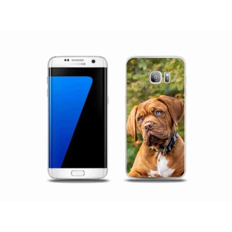 Gelový kryt mmCase na mobil Samsung Galaxy S7 Edge - štěně