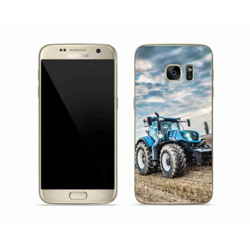 Gelový kryt mmCase na mobil Samsung Galaxy S7 Edge - traktor 2