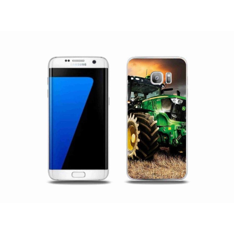 Gelový kryt mmCase na mobil Samsung Galaxy S7 Edge - traktor