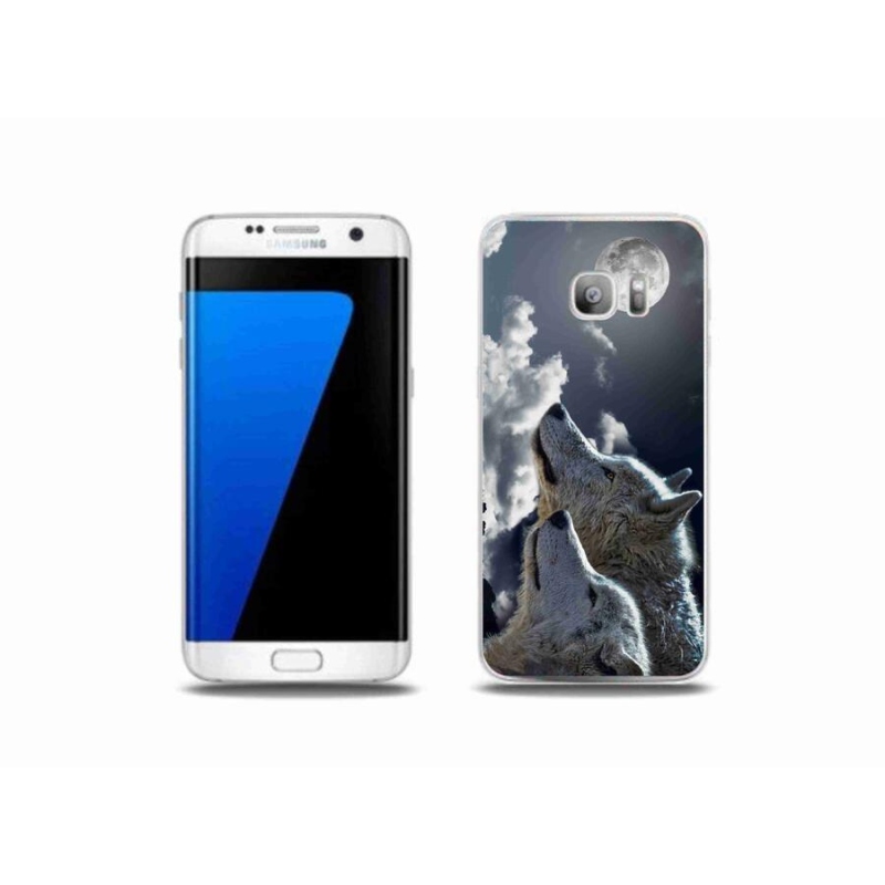 Gelový kryt mmCase na mobil Samsung Galaxy S7 Edge - vlci