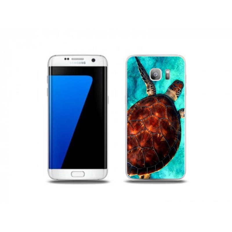 Gelový kryt mmCase na mobil Samsung Galaxy S7 Edge - želva